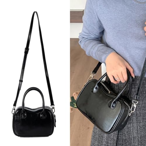 Sac de bowling à main avec sangle réglable et grand compartiment carré