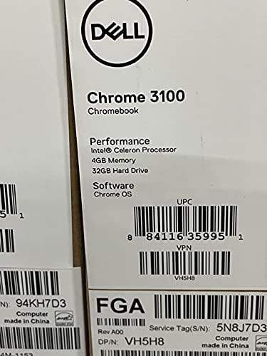 Image of Dell Chromebook 11 3100 2-in-1 Celeron N4000 2.6 GHz 4GB 32GB eMMC AC BT WC 11.6 inch HD MT Chrome OS