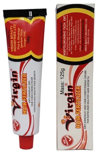 Virgin Hair Fertilizer Cream 125g (4.4 oz) | Hair & Scalp Conditioning Cream | Moisturizes Dry Scalp, Helps Reduce Breakage, Supports Healthier Looking Hair | 1 Pack