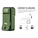 OLIGHT Oclip Rechargeable EDC Flashlight 300 Lumens Dual Sources Compact Pocket Clip Light, Convenient USB C Charging, Magnetic Flash Lights for Working, Cycling, Emergency, Signaling Tool(OD Green)