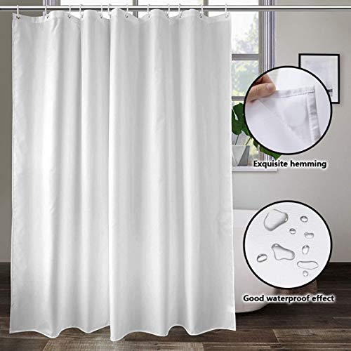 AdriK Nature Lanscape Foggy Forest Branch Tree Shower Curtains Nature, Foggy Forest Shower Curtains, Shower Curtains Polyester Fabric Waterproof for Bathrooms Decor, with Hooks