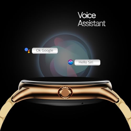 Fire-Boltt Newly Launched Phoenix Ultra Blaze Luxury Stainless Steel, Bluetooth Calling Smart Watch, AI Voice Assistant, Metal Body with 120+ Sports Modes, SpO2, Heart Rate Monitoring (Gold) (Image - 6)