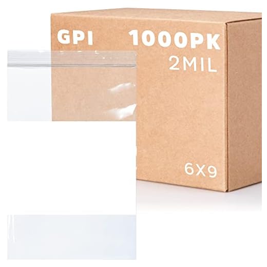 Bulk Clear Reclosable Zip Bags 1000 Count