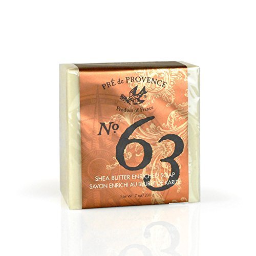 Pre De Provence Aromatic, Warm and Spicy, No. 63 Mens 200 Gram Cube Soap 2 Pack