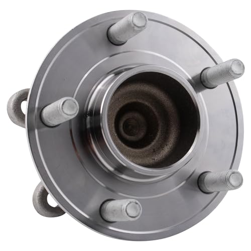 Image of TRQ Rear Driver and Passenger Side Wheel Bearing and Hub Assembly Set 2 Piece Compatible with 2020-2022 Ford Escape FWD 2020-2022 Lincoln Corsair FWD