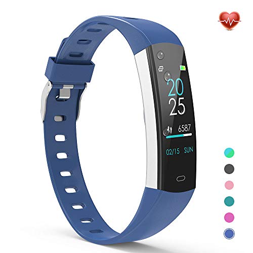 YoYoFit Slim Kids Fitness Tracker Heart Rate Monitor, Kids Activity Tracker Waterproof Pedometer