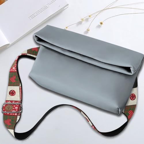 Image of Jeiento Wide Purse Strap Wide Shoulder Strap Adjustable Replacement Belt Soft Guitar Shoulder Straps for Women Girls Gifts