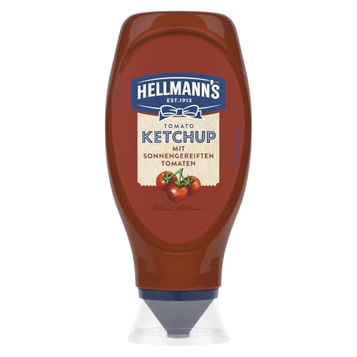 Hellmanns Tomato Ketchup leckere Grillsauce ideal zum Verfeinern aus nachhaltig angebauten Tomaten 500 ml