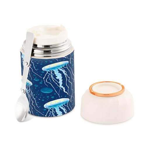 Tarro de comida aislado al vacío con cuchara y acero inoxidable de 500ml 2