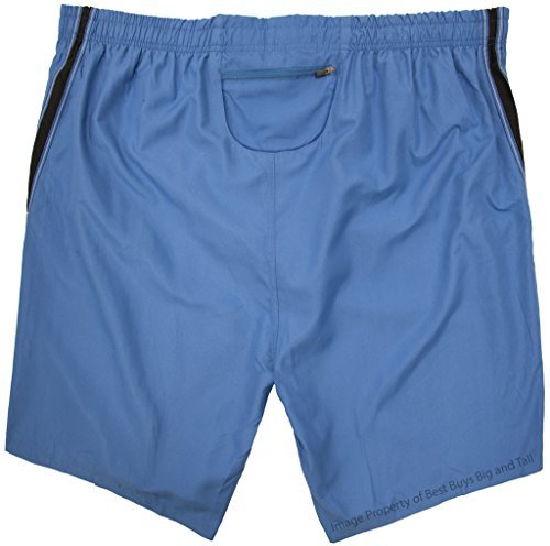 Falcon Bay Big Men's Swim Trunks with Two-Tone Side Panels3