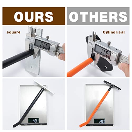 Sinoer 4 Pack Heavy Duty Steel Garage Wall Mount Tire Wheel Storage Rack - Hooks for up to 110Lbs