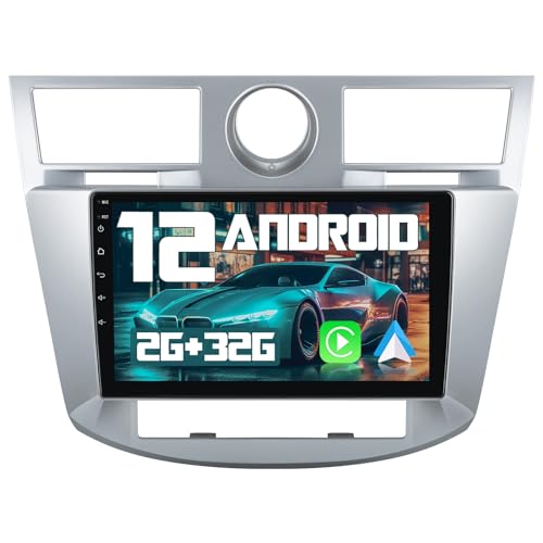 AWESAFE [2+32G] Android 12 Car Stereo for Chrysler Sebring 2006-2010, 9 inch Touchscreen Radio Replacement with Wireless Carplay Android Auto Support Bluetooth WiFi GPS Navigation