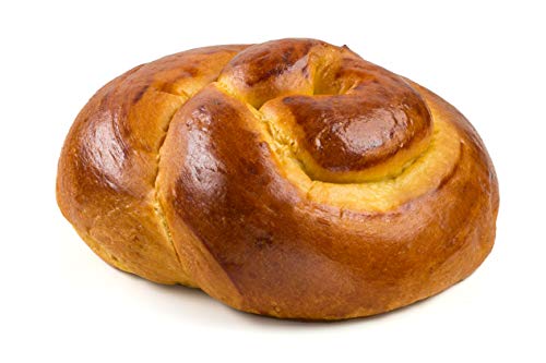 Rosh Hashanah Gift Basket | 2 Round Challahs, Honey Loaf, 2 Oz Honey + Personalized Rosh Hashanah Card Included | Rosh Hashanah Holiday Food Gift | Corporate Tray, Birthday, Sympathy-Stern’s Bakery #TOP1