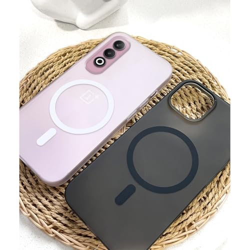 Image of COLORflow Back Cover Compatible with OnePlus Nord CE 4 5G | Black Matte Finish | MAG-Safe | Slim Soft Touch Case with Anti-Slip Grip & Camera Protection