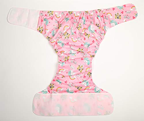 Sigzagor Teen — Fralda de tecido adulto reutilizável para incontinência por deficiência, Pink Heart