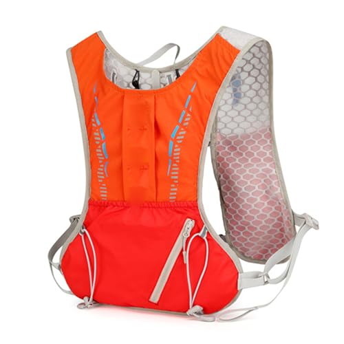 Mochila para Correr, Mochila de hidratación - Paquete reflexivo para Viajar,Mochila de hidratación Impermeable con Gran Capacidad para Ejecutar el Ciclismo de Campamento