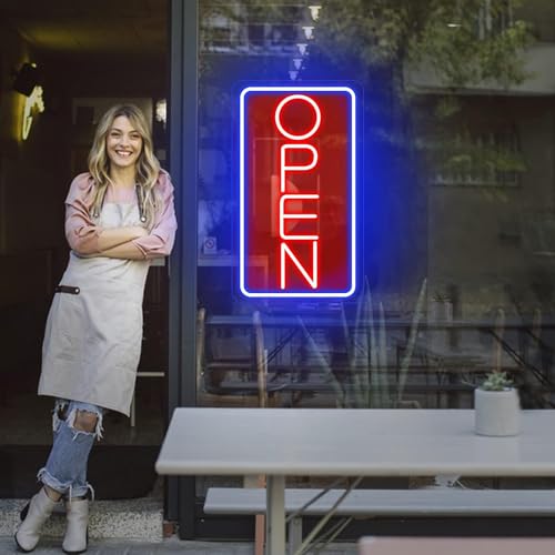 Panneau néon ouvert à LED pour bar pub et salon de coiffure commerce nocturne