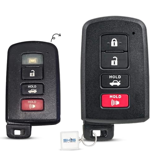 Télécommande Toyota Camry cassée ? Changez votre coque 4 boutons - 2
