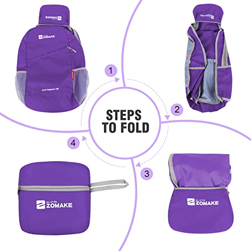 Mochila pequeña deportiva 10/20L ligera y plegable miniatura 7