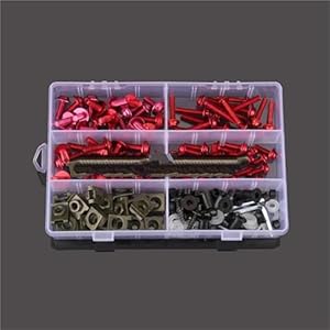 ZAPORA Motorrad Verkleidungsschrauben Set 186 PCS