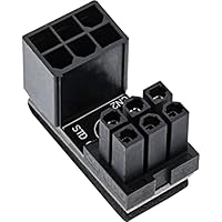 InLine® Stromadapter intern, 180° ATX 6pol Stecker / Buchse, für Desktop-Grafikkarte