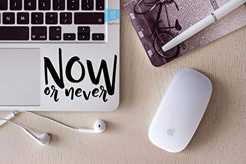 SIGN EVER Now Or Never Inspirational Stickers for Laptop Trackpad 15.6 14 13 Inches and All Models Laptop Stickers L x H 6.00 cm x 4.50 cm Pack of 2 (B084VSC7WN) Amazon Price History, Amazon Price Tracker