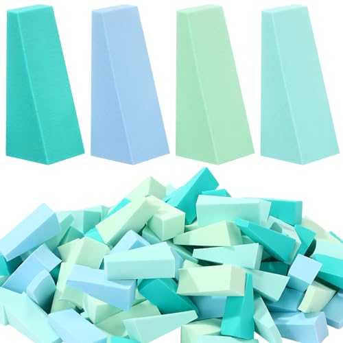 Demissle 100�� ���C�N�A�b�v�X�|���W �~�j �A�v���P�[�^�[ �E�F�b�W �O�p�` ���σX�|���W ���e�b�N�X ���C�N�A�b�v�t�H�[�� �E�F�b�W �g���̂� �t�@���f�[�V���� �r���[�e�B�[ �c�[�� (�u���[�A�O���[��)