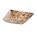 Justice Design Group Lighting ALR-9671-25-CROM-LED3-3000 Rocks-18 Semi-Flush Square Bowl Shade-Polished Chrome-Alabaster Rocks-LED