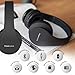 PowerLocus Wireless Bluetooth Over-Ear Stereo Foldable Headphones, Wired Headsets Rechargeable with Built-in Microphone for iPhone, Samsung, LG, iPad (Black)