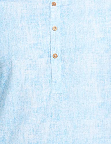 Image of Amazon Brand - Symbol Men Cotton Printed Long Kurta (Regular Fit)