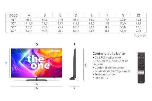 PHILIPS 43PUS9000/12 TV 43" 4K 144 Hz Ambilight - photo 4