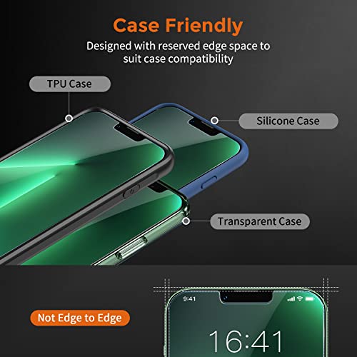 Image of UNBREAKcable 3-Pack Screen Protector for iPhone 13 Pro Max /iPhone 14 Plus, Double Shatterproof Tempered Glass [Easy Installation] [9H Hardness] [99.99% HD Clear] [Case Friendly] for iPhone 6.7 inch