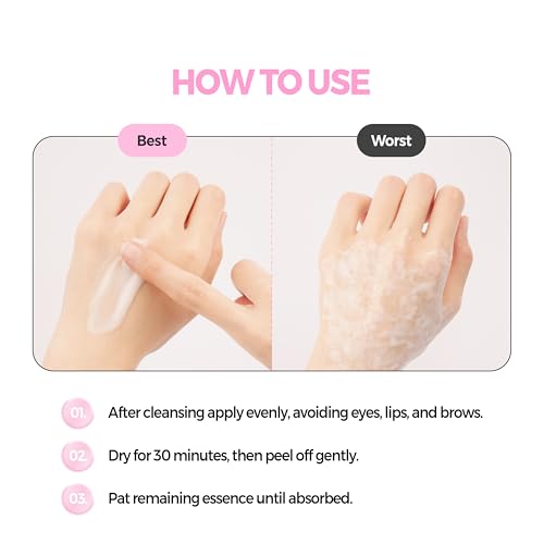 Image of KLAVUU Actress Backstage Glow Peel Off Face Mask for Glass Skin (2.4oz) | Radiance boost, deep hydration, peony complex, peeling and exfoliating, silky smooth, dewy glass skin, Korean skincare