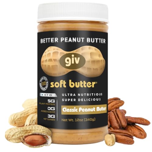 Peanut Butter Reinvented. Organic Peanut Butter All Natural, No Added Sugar, GLP-1 Friendly Low Carb Healthy Snacks for Adults & Kids with Monk Fruit Sweetener, MCT Oil for Energy & Focus - Vegan, Keto, Gluten-Free