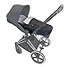 Kinderwagen Wasserabweisend Warmer Fußsack Kompatibel mit Cybex Priam & Mios Buggys, Universal Wintertasche Kinderwagen Zubehör (SCHWARZ)