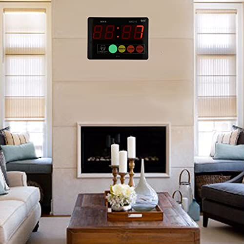 Image of Ajanta Digital Wall Clocks (DC-147-Black)