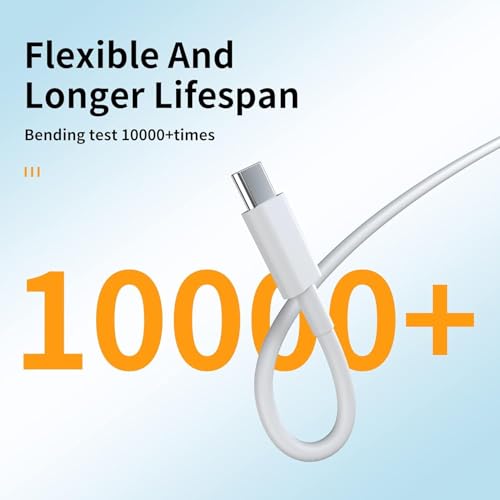 Image of 25W Type-C USB Cable for Infinix GT 20 Pro 5G Charging Cable Original Like Fast Charger Cable | Quick Data Sync Type C to USB-A Cable (4 Amp, 1 Meter, TCW14, White)