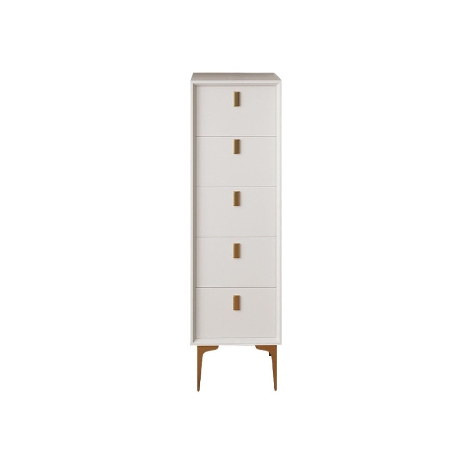 Dh2yjnbf3 White-A Bedroom Chest Of Drawers Bedroom Modern Storage Against Wall Extremely Narrow Wooden Organiser Storage Organizer(White-A)