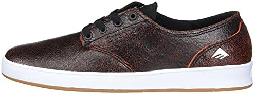 Emerica Men's The Romero Laced Skate Shoe, Black/Red/Black, 5.5 | Image 7