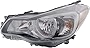 Evan-Fischer Headlight Assembly Compatible with 2015-2016 Subaru Impreza Halogen Sedan/Wagon CAPA Driver Side