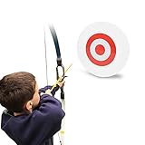 Elong EVA Foam Archery Target, 25cm Round Archery Targets for Backyard,Shooting Practice Board Indoor and Outdoor Sports Hunting Accessories One Piece