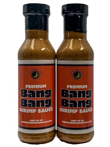 Premium | Bang Bang Shrimp Sauce | 2 Pack | Crafted in Small Batches | 12 Fluid Ounce Bottles with Flavor Lock Caps | Delicious Bang Bang Shrimp Sauce Duo – Perfect for Dipping, Drizzling, and More!