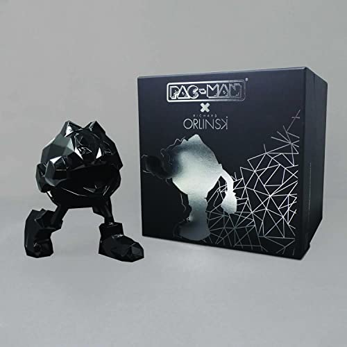 Pac-Man x Orlinski - Oficial Estatua - Figurilla 18cm - Design Negro
