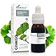 Ginkgo Biloba Natürlicher Extrakt 50ml – Unterstützt Gedächtnis, Konzentration und Durchblutung – Bessere Aufnahme als Gingko Biloba Kapseln - Soria Natural