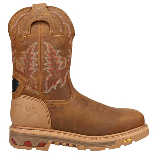 Justin Men's Commander Montana Rust Waterproof 11