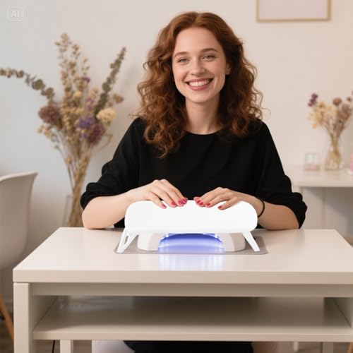 CXNXFD Poduszka pod nadgarstek, antypoślizgowa, do manicure, do salonów kosmetycznych, do domowego manicure, wzoru paznokci, pielęgnacja paznokci, biała, ergonomiczna poduszka pod dłonie
