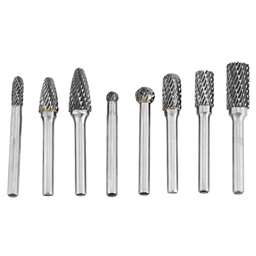 Set 8 piezas fresas rotativas de carburo flexman miniatura 5