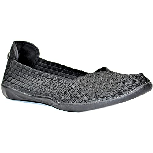 Bernie Mev Women's Catwalk Casual Flat Shoes (Black, Numeric_9)