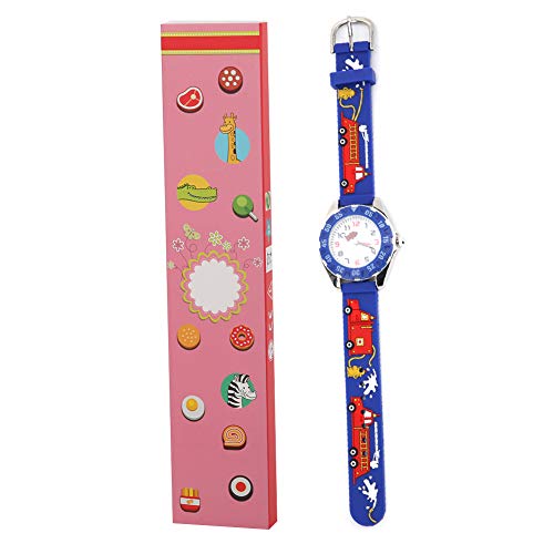 VELATEMOR Montre-Bracelet à Quartz étanche pour Garçons et Filles, Montre-Bracelet en PVC Souple...