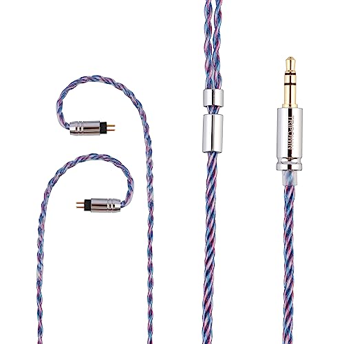 Image of Linsoul Tripowin Sirene 4 Cores IEM Cable, 24AWG OFC Replacement in Ear Monitor Cable for Audiophile Musician(2pin 0.78mm)